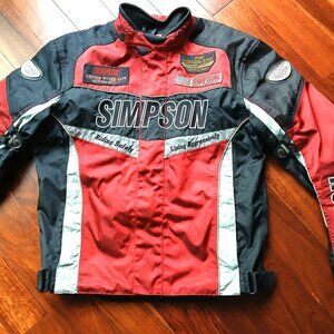 SIMPSON Leather Motorcycle Racing Jacket